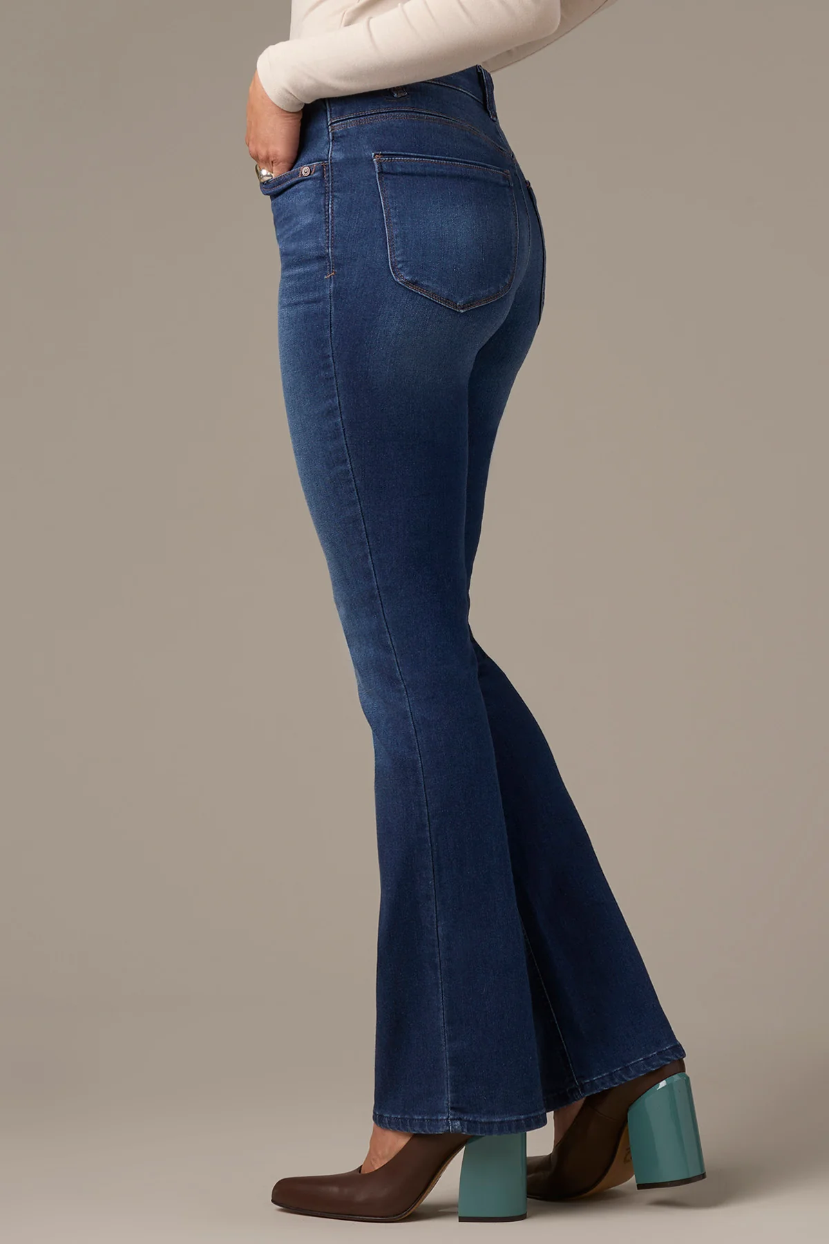 Brittany High Rise Baby Boot Jeans - Image 3