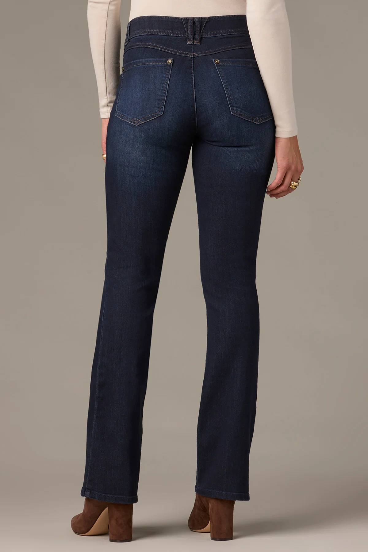 Brittany Mid-Rise Baby Boot Petite Jeans - Image 3