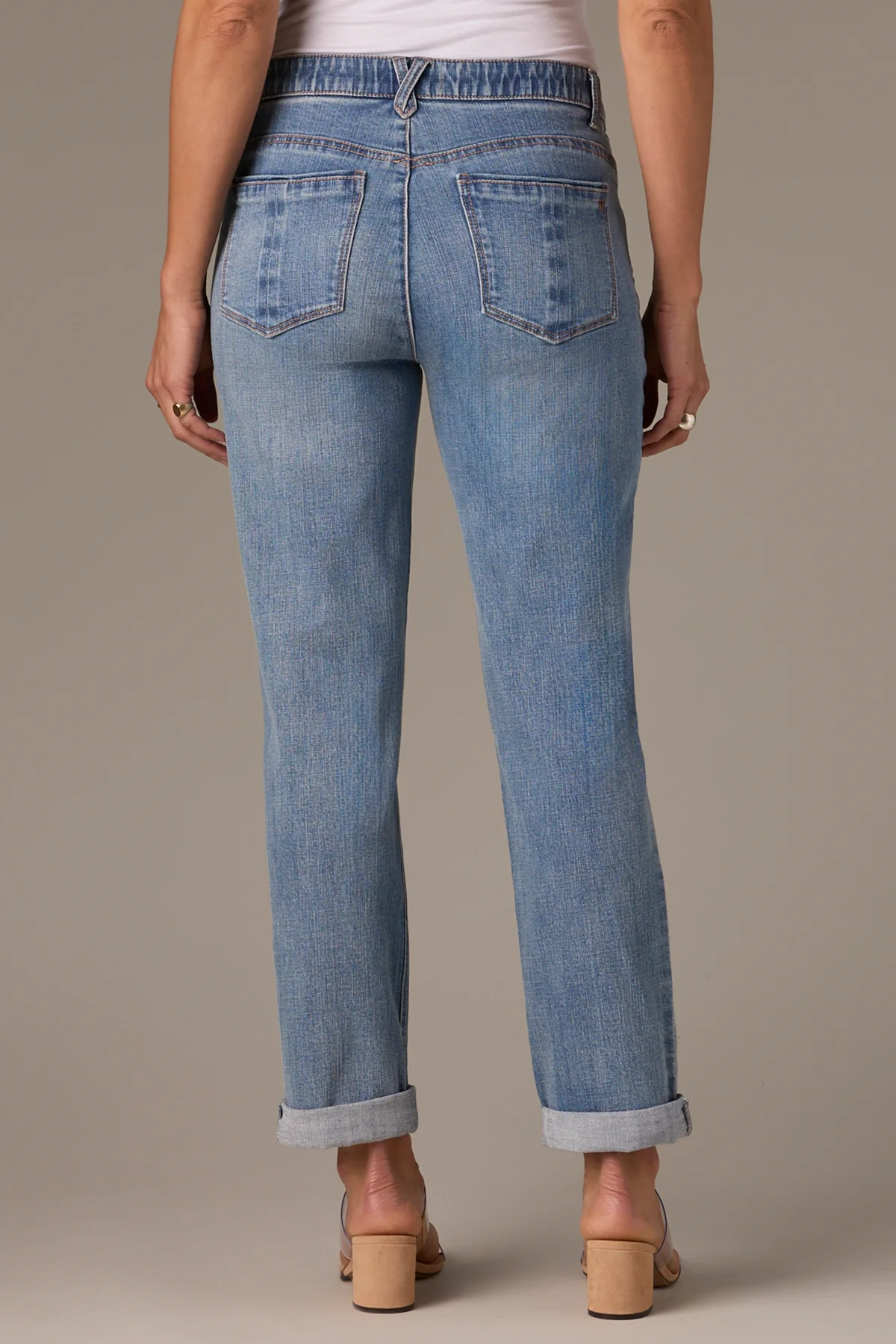 Gemma Mid-Rise Girlfriend Petite Jeans - Image 3