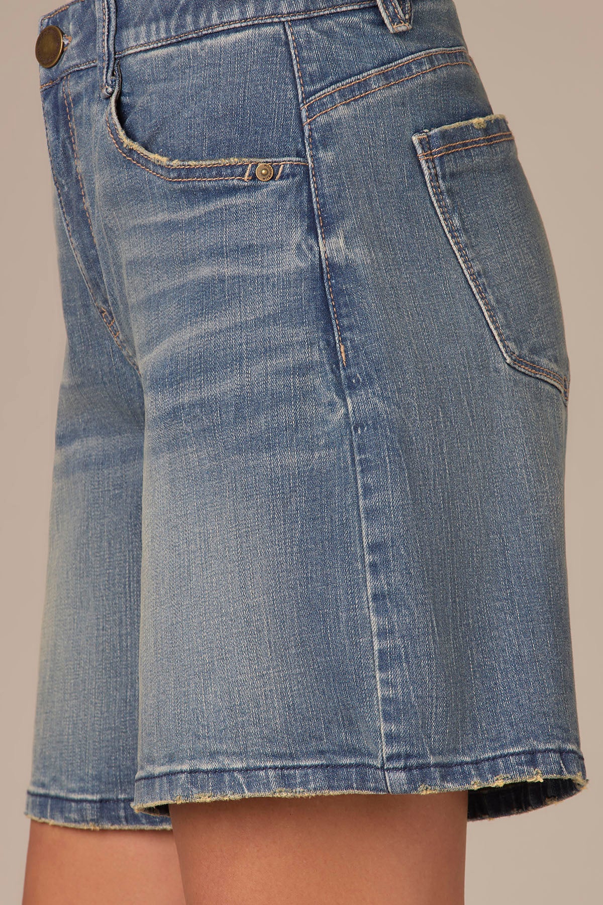 High Rise Artisanal Relaxed Shorts - Image 3
