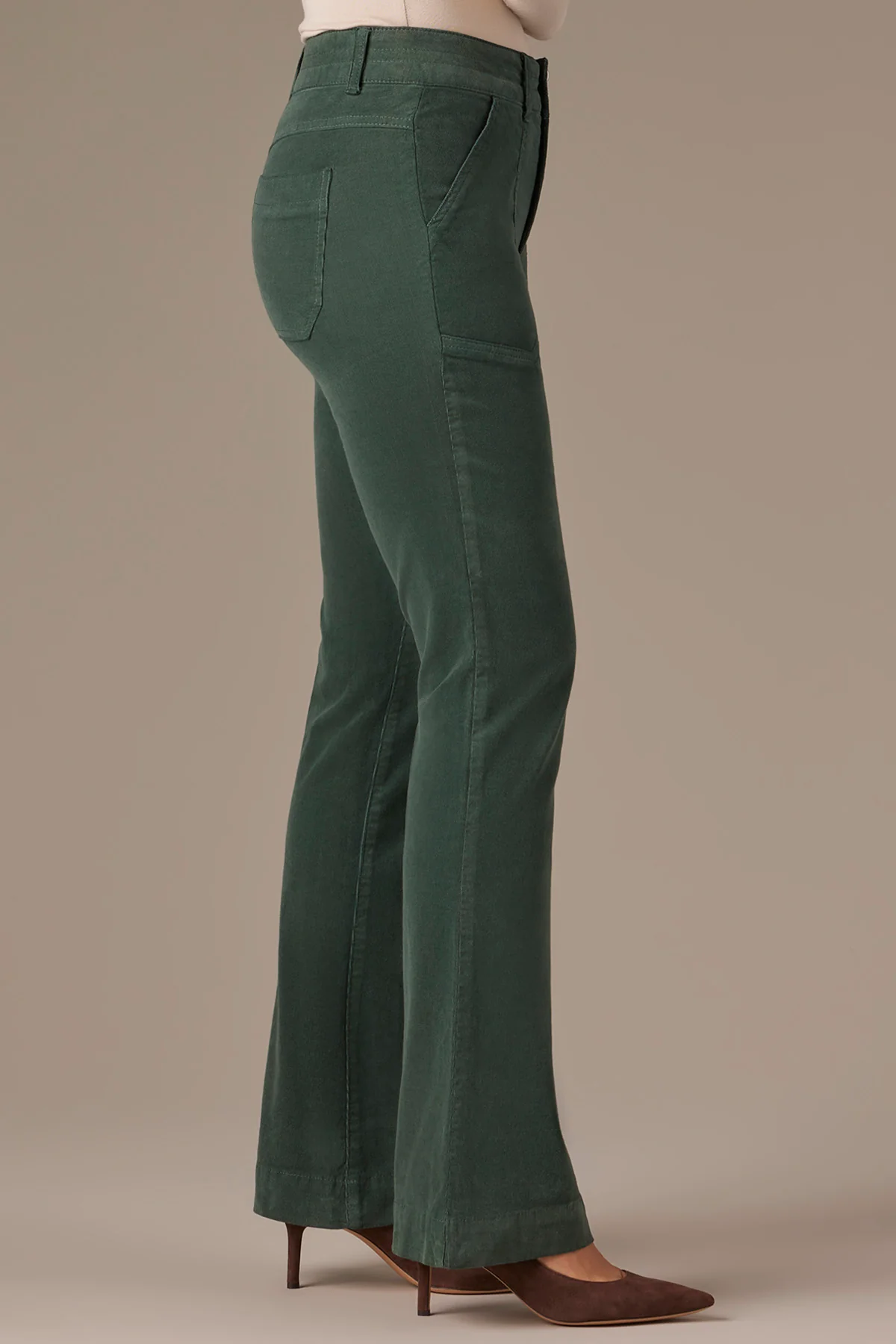 Madison High Rise Utility Bootcut Pants - Image 11