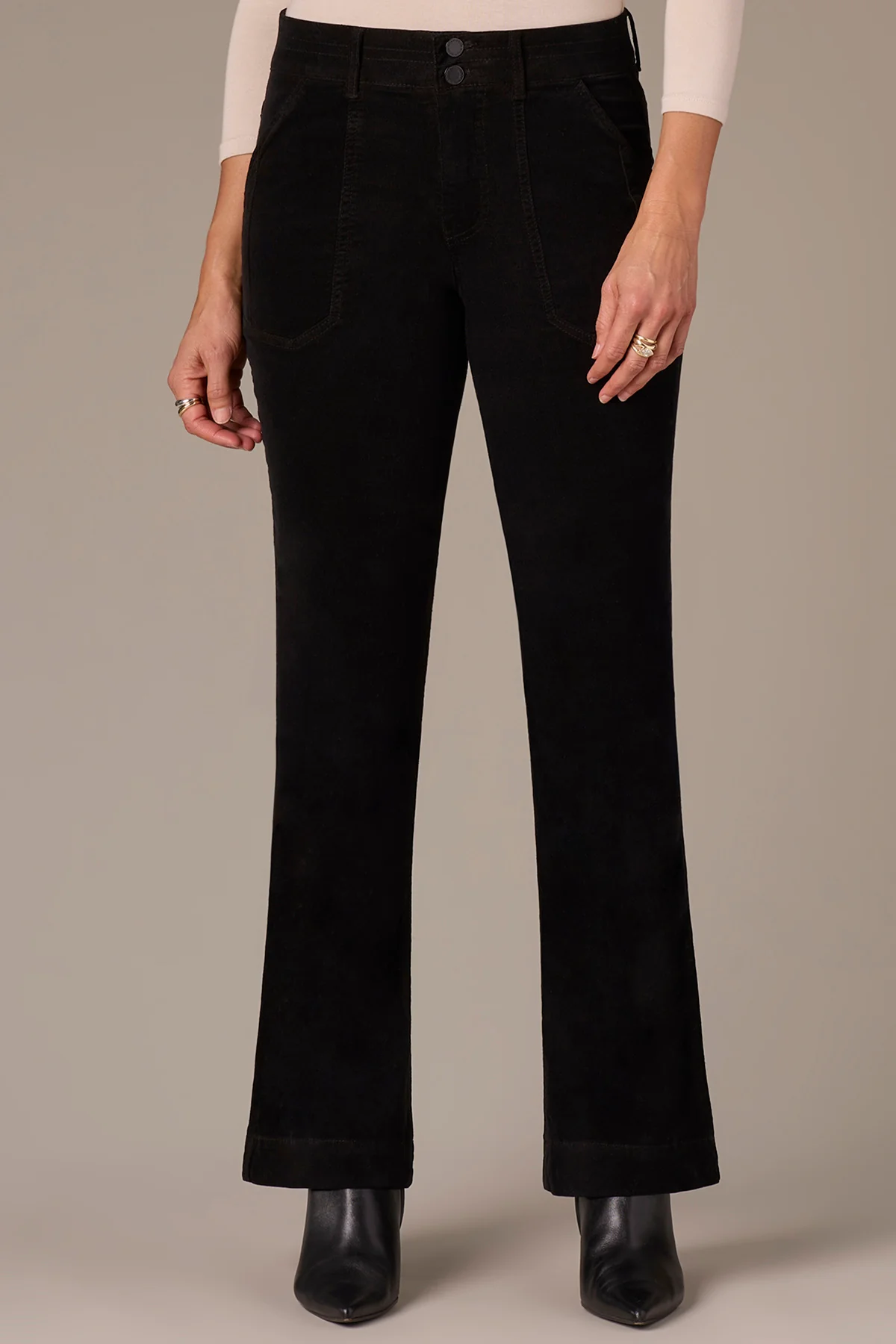 Madison High Rise Utility Bootcut Pants - Image 14