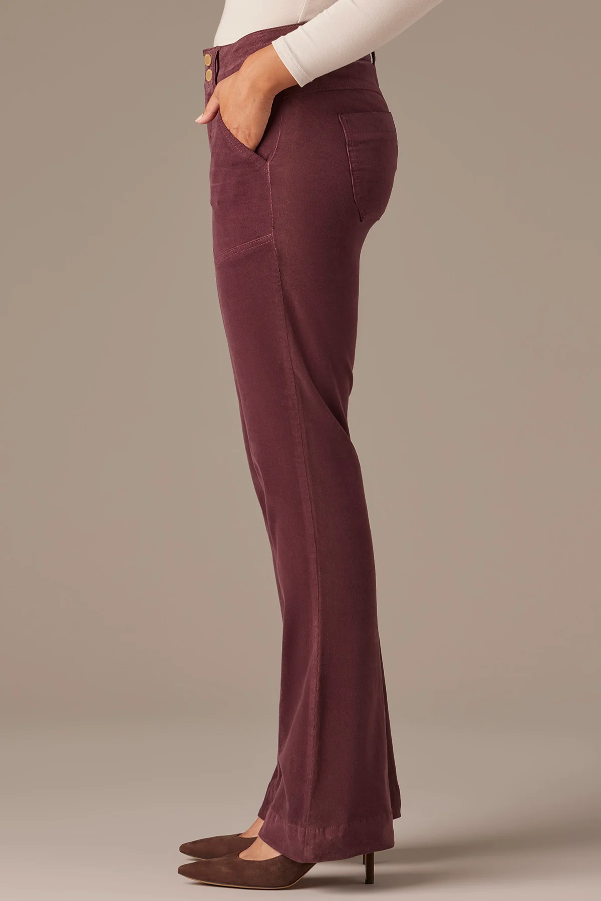 Madison High Rise Utility Bootcut Pants - Image 7