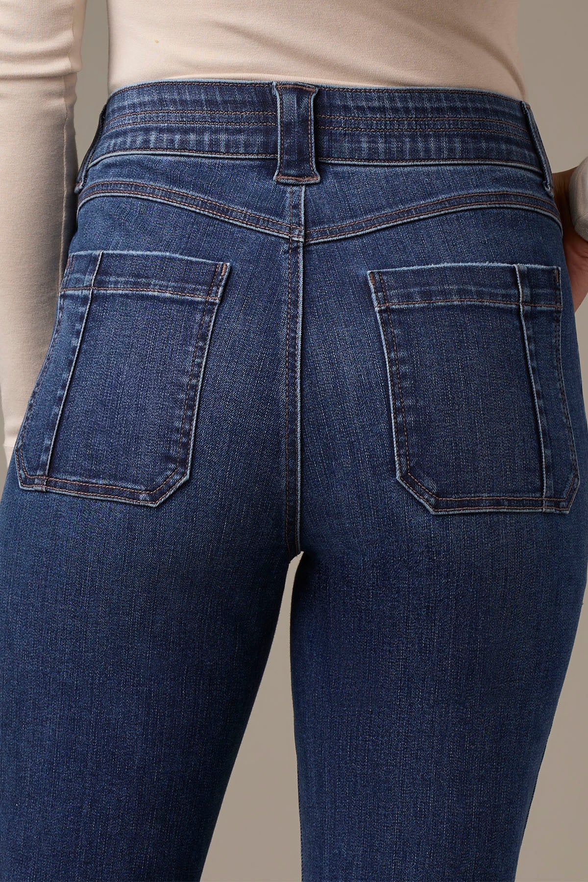 Madison High Rise Utility Pocket Bootcut Jeans - Image 5
