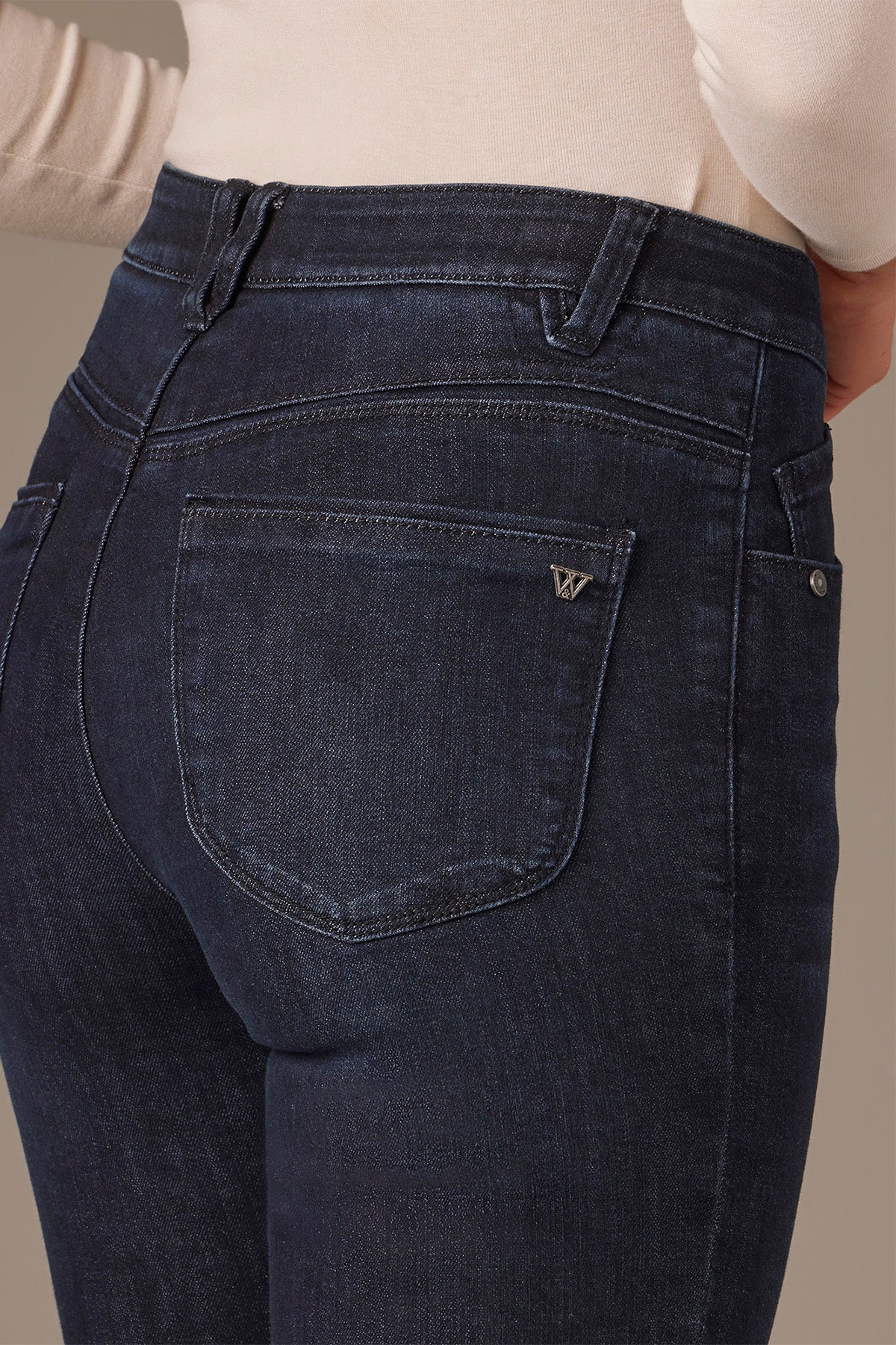 Sawyer Mid-Rise Straight Leg Jeans in Indigo - Image 3