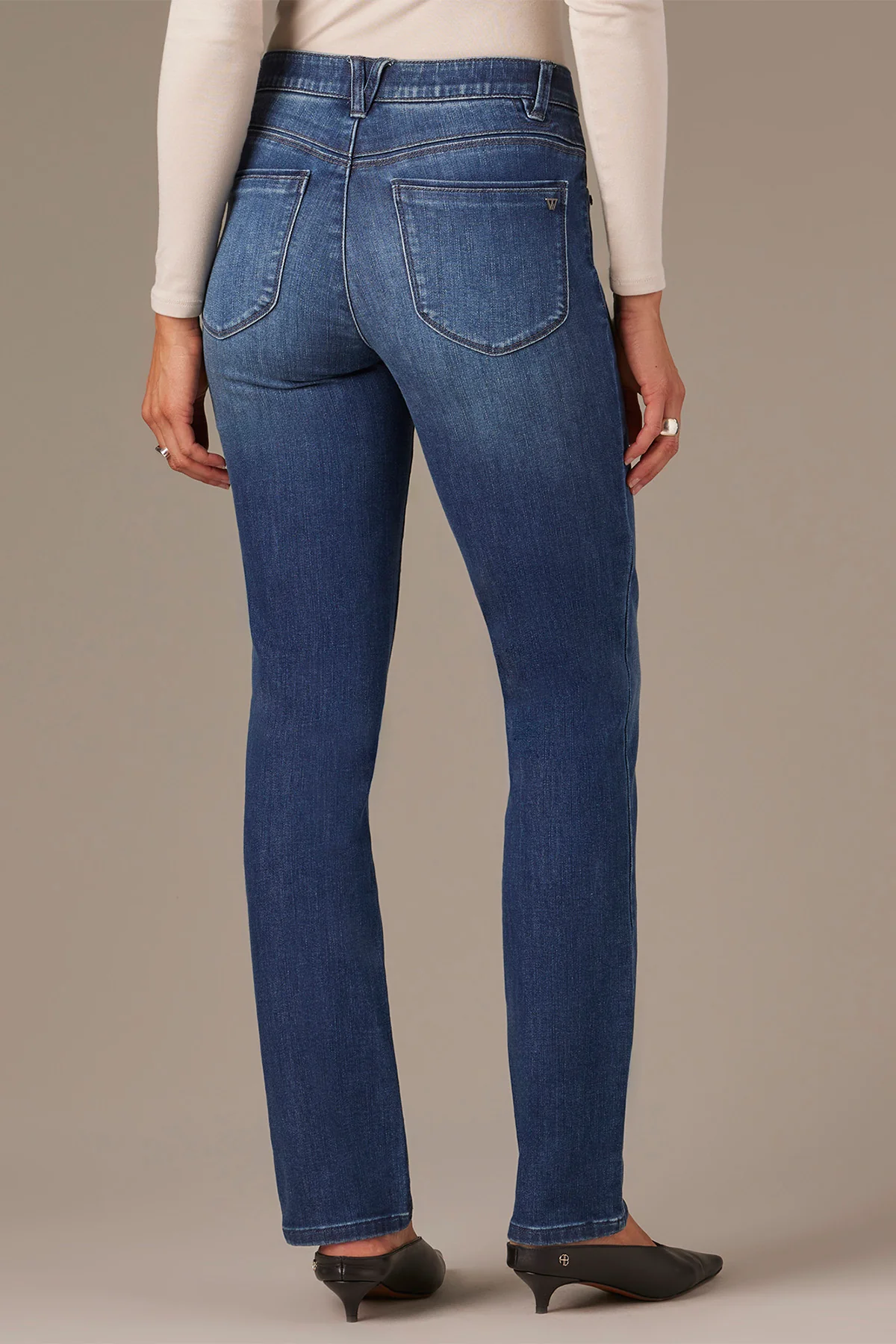 Sawyer Mid-Rise Straight Leg Jeans - Image 3