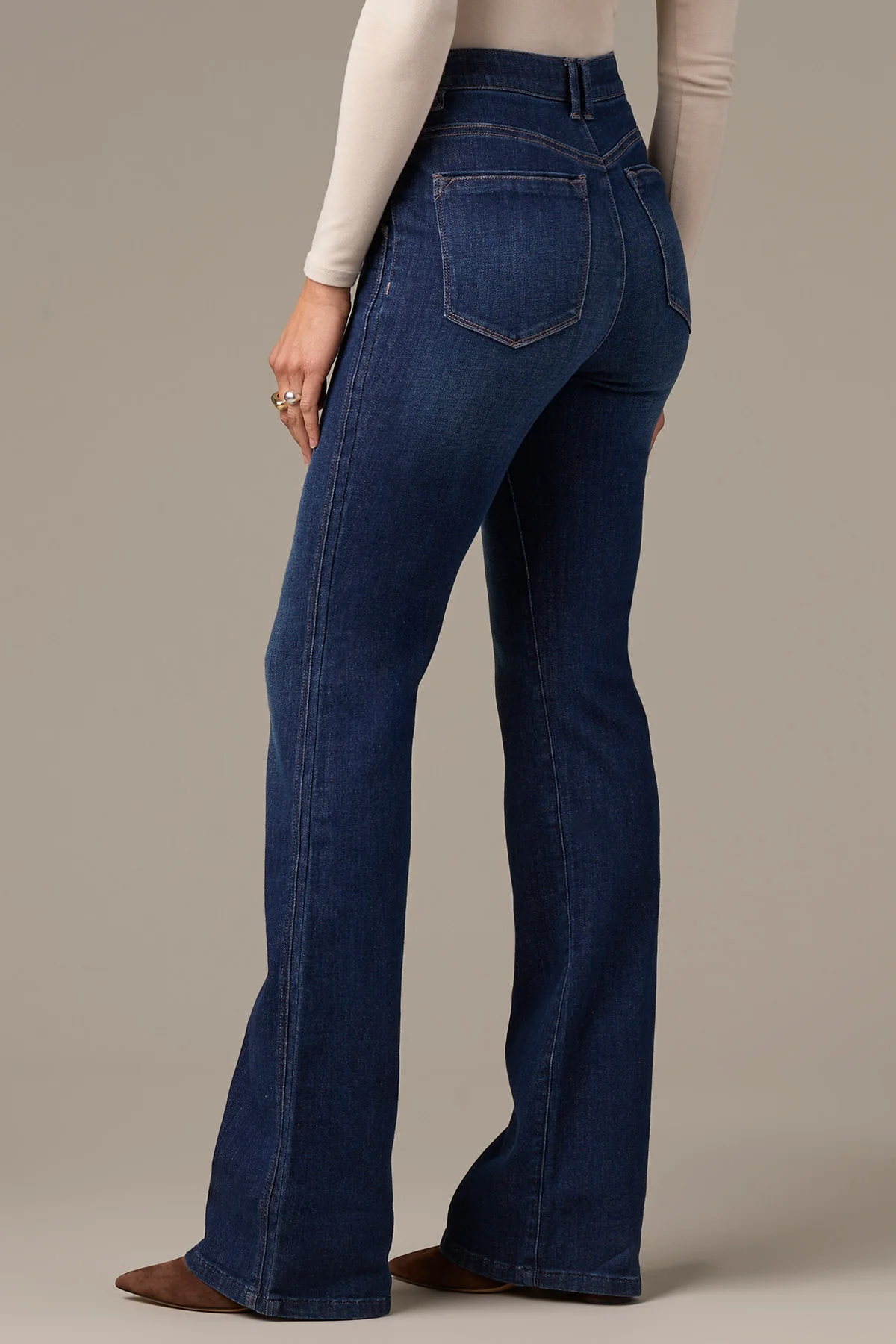 Skyrise Long Flare Jeans - Image 3