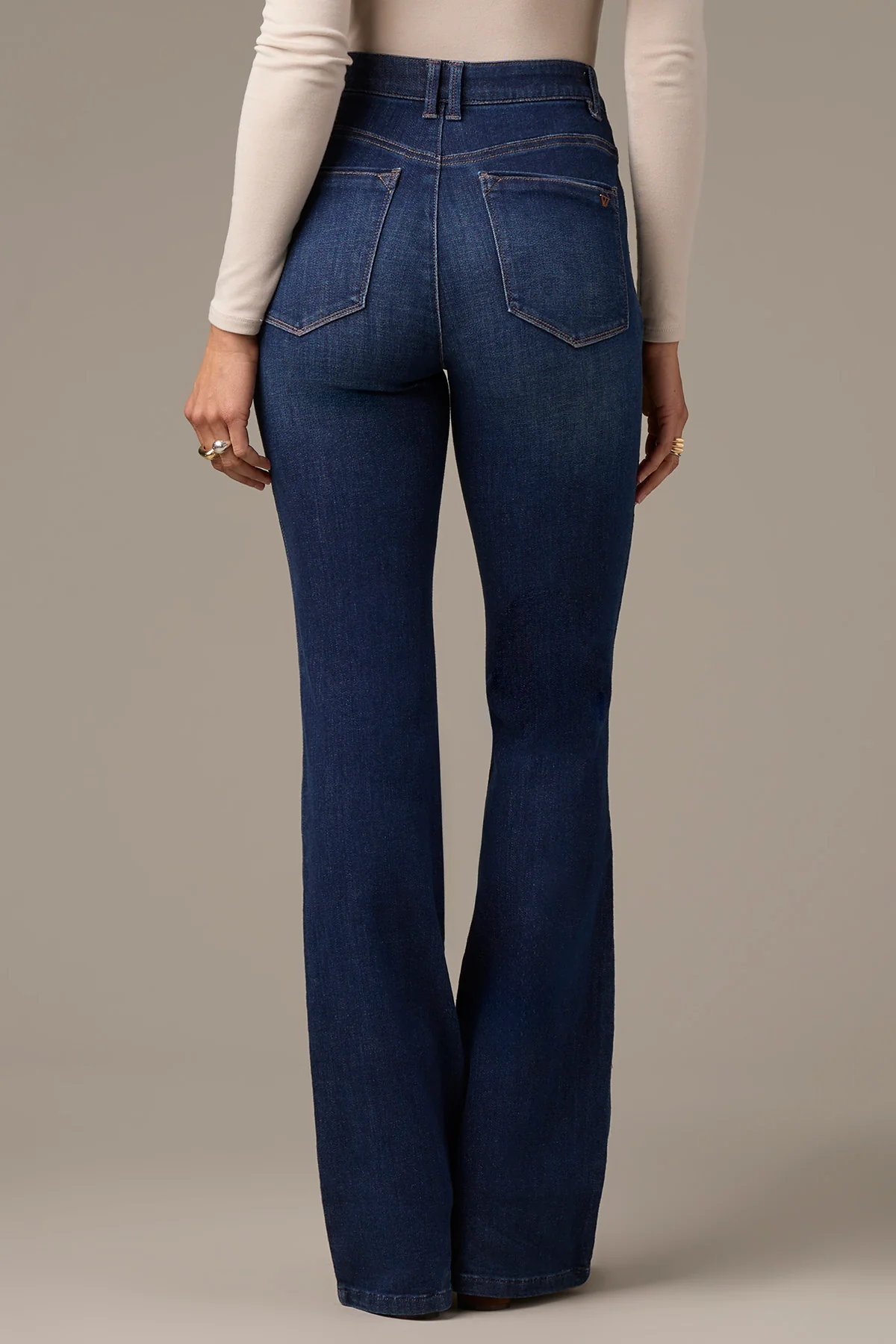 Skyrise Long Flare Jeans - Image 4
