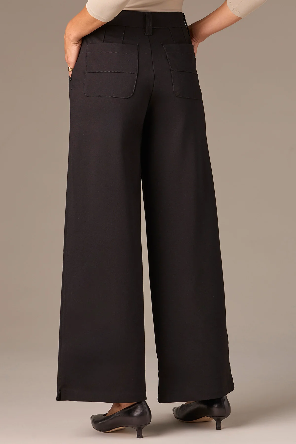 Whitney Skyrise Wide Leg Petite Pants - Image 4