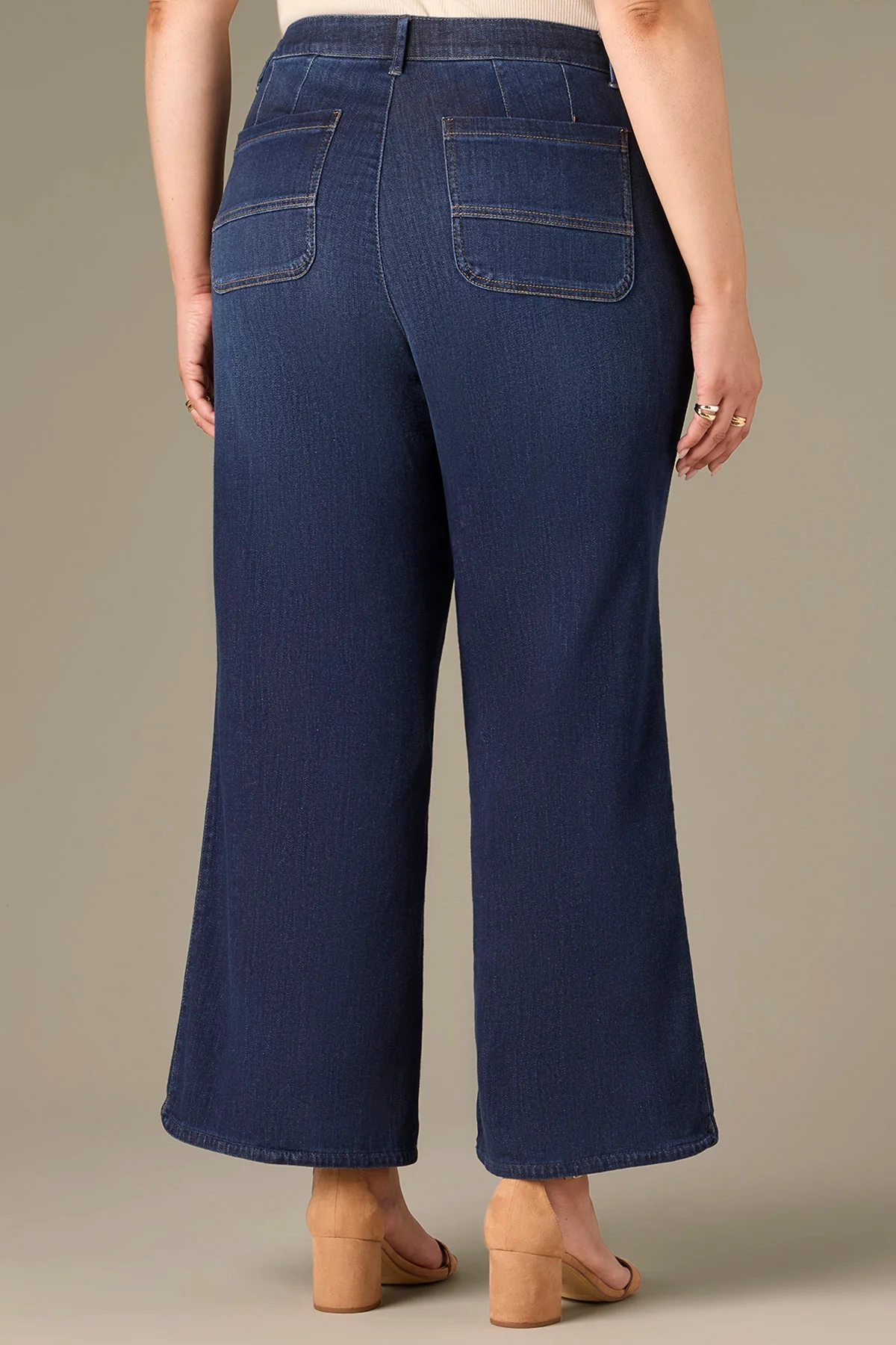 Whitney Skyrise Wide Leg Plus Size Jeans - Image 3